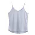 thumbnail image 3 of Women's Silk Satin Tank Tops V Neck for Summer and Work, 3 of 3