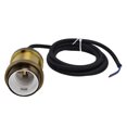 thumbnail image 2 of Zaqw Retro Pendant Light Cord Kit Gold Hanging Plug In Lamp Socket Kit For DIY Light Fixtures,Pendant Light Cord Kit, 2 of 8