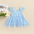 thumbnail image 2 of Robe d'Été Sans Manches en Tulle Tutu pour Tout-Petites Filles Princesse, Jupe, Tenue de Fête Décontractée, 2 of 9