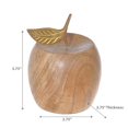 thumbnail image 2 of Pomme Décorative En Bois De Mangue, 2 of 3