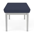 thumbnail image 5 of Lenox Steel Reception Waiting Room Healthcare 2-Seat Bench / Silver Steel / Blue, 5 of 5