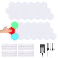 thumbnail image 2 of Yescom 40 Block Smart LED Hexagon Light Panel Touch Sensitive Magnetic Wall Mount DIY Gifts, 2 of 10