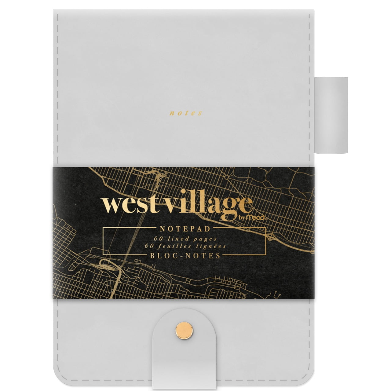Mead WV 60CT Notepad w/pen, Biln