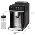 thumbnail image 3 of Kenmore Machine à Espresso Super Automatique Système à Double Crème Noir, 3 of 4