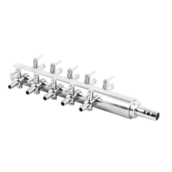 Unique Bargains Aquarium 10 Way Inline Manifold Air Flow Pump Tubing Splitter Control Valve