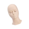 thumbnail image 1 of Mannequin de Formation en Silicone Tête pour Formation Profession Mannequin Tête Cosmétologie Utilisation Tête Visage Tête Rose Modèle, 1 of 9