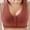 Red, variant on Levmjia Women's Bras Plus Size Clearance Women Bras Plus Size Front Buckle Comfortable Breathable Anti-exhaust Base Solid Non-Steel Ring Non-Magnetic Buckle Beauty Back Underwear
