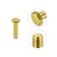 thumbnail image 4 of Unique Bargains Brass Hex Bolts, M6x25mm 5 Pack Fully Thread Grade 4.8 Machine Screws, 4 of 4