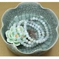 thumbnail image 5 of Bracelet Extensible Unisexe en Perles Rondes de 6 mm en Pierre Précieuse Aigue-Marine Multicolore Mate Naturelle 7 Pouces, 5 of 5