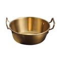 thumbnail image 1 of Jusqu'à 50 % de Rabais! TopLLC Bol en Acier Inoxydable, Bol à Deux Anses, Bol à Collations et Légumes, Fondue Chinoise, Bol à Légumes en Liquidation, 1 of 1