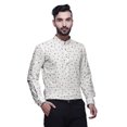 thumbnail image 3 of BESTMAN Kurta-Shirt Court pour Homme, Inde, Imprimé, Manches Longues Retroussables, 3 of 6