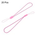 thumbnail image 3 of Unique Bargains 18cm Portable Item Nylon Cord Lanyards Hand Wrist Strap String Pink 20 Pack, 3 of 6