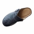 thumbnail image 3 of RKSTN Women Clogs Pu Mules Spring Summer Solid Color Novel Chic Closed Toe Exposed Casual Flat Soled Slippers with Slight Heel, 3 of 7