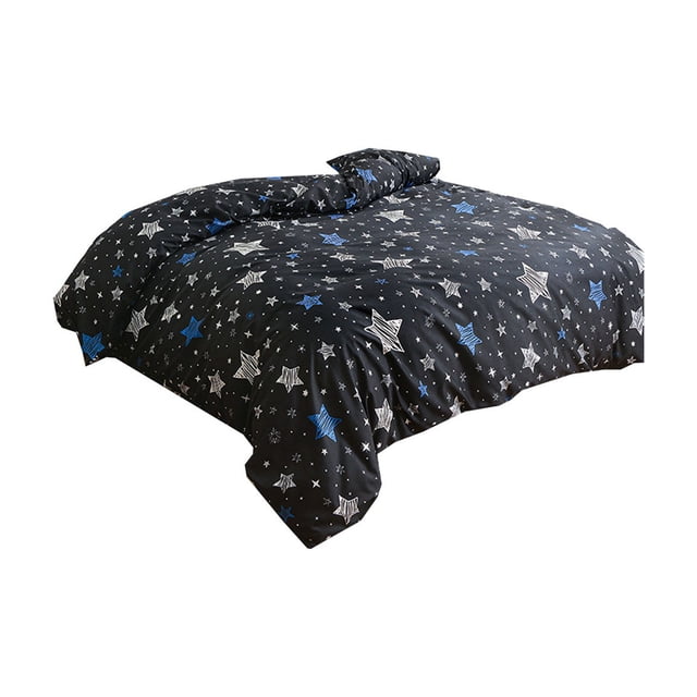 Yhmxh Bedding Summer Twin Comforter Cover-friendly Brushed Twin Comforter Cover All Seasons-friendly Soft Bedding Double Duvet Cover Fresh Patterns Skin-friendly Machine Washable Microfiber