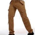 thumbnail image 4 of Pantalon Tactique pour Homme en Ripstop, Pantalon Cargo Extensible, Pantalon de Randonnée Léger pour le Travail, Vêtement d'Extérieur Coupe Décontractée, 4 of 4