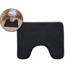 thumbnail image 1 of Dvruxg Soft Foam Bath Mat, U Shape Toilet Rug, Machine Washable Velvet Fleece Carpet for Bathroom Safety & Comfort Enhancement, 1 of 5