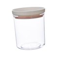thumbnail image 4 of DOLITY Bocal de Rangement Récipient Décoratif Bocal Transparent Boîtes Étanches Bocal de Stockage Alimentaire Blanc Rose 350ML, 4 of 9