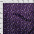 thumbnail image 3 of oneOone Rayon Dark Purple Fabric Kids Craft Projects Decor Fabric Printed By The Yard 56 Inch Wide, 3 of 4