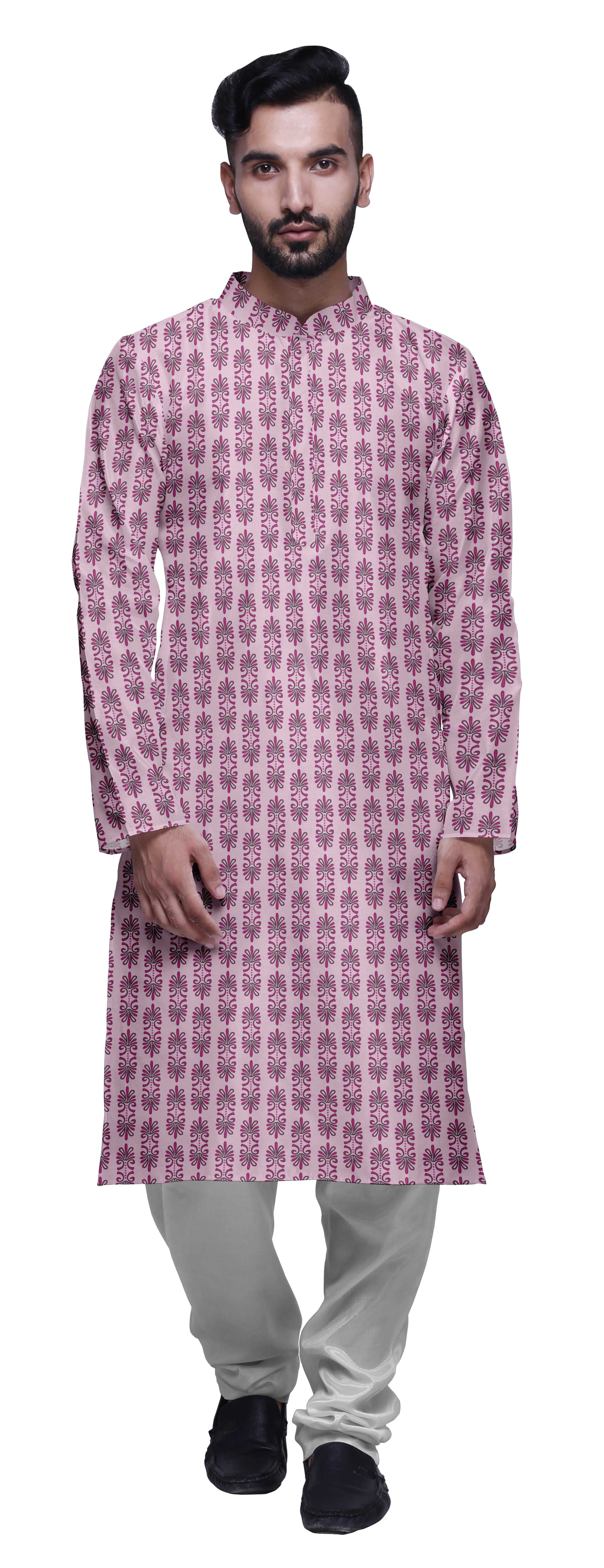 Atasi Cotton Long Kurta Pajama Set For Men Designer Casual Kurta Pajama Clothing