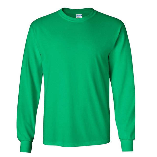Gildan T-Shirt à Manches Longues Uni à Col Ras du Cou Ultra Cotton pour Hommes
