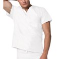 thumbnail image 2 of Adar Universal Unisex V-Neck Tunic 3 Pocket Scrub Top (Available in 39 Colors), 2 of 7