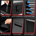 thumbnail image 3 of Pemberly Row 5-Drawer Rolling Tool Chest Cabinet Metal Tool Storage Box in Black, 3 of 8