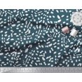 thumbnail image 3 of Soimoi Blue Poly Georgette Fabric Cow Animal Skin Print Sewing Fabric Yard 52 Inch Wide, 3 of 3