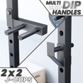 thumbnail image 4 of Synergee Power Rack Cage – J Cups Safety Arms Pull Up Bar 750 lb, 4 of 6