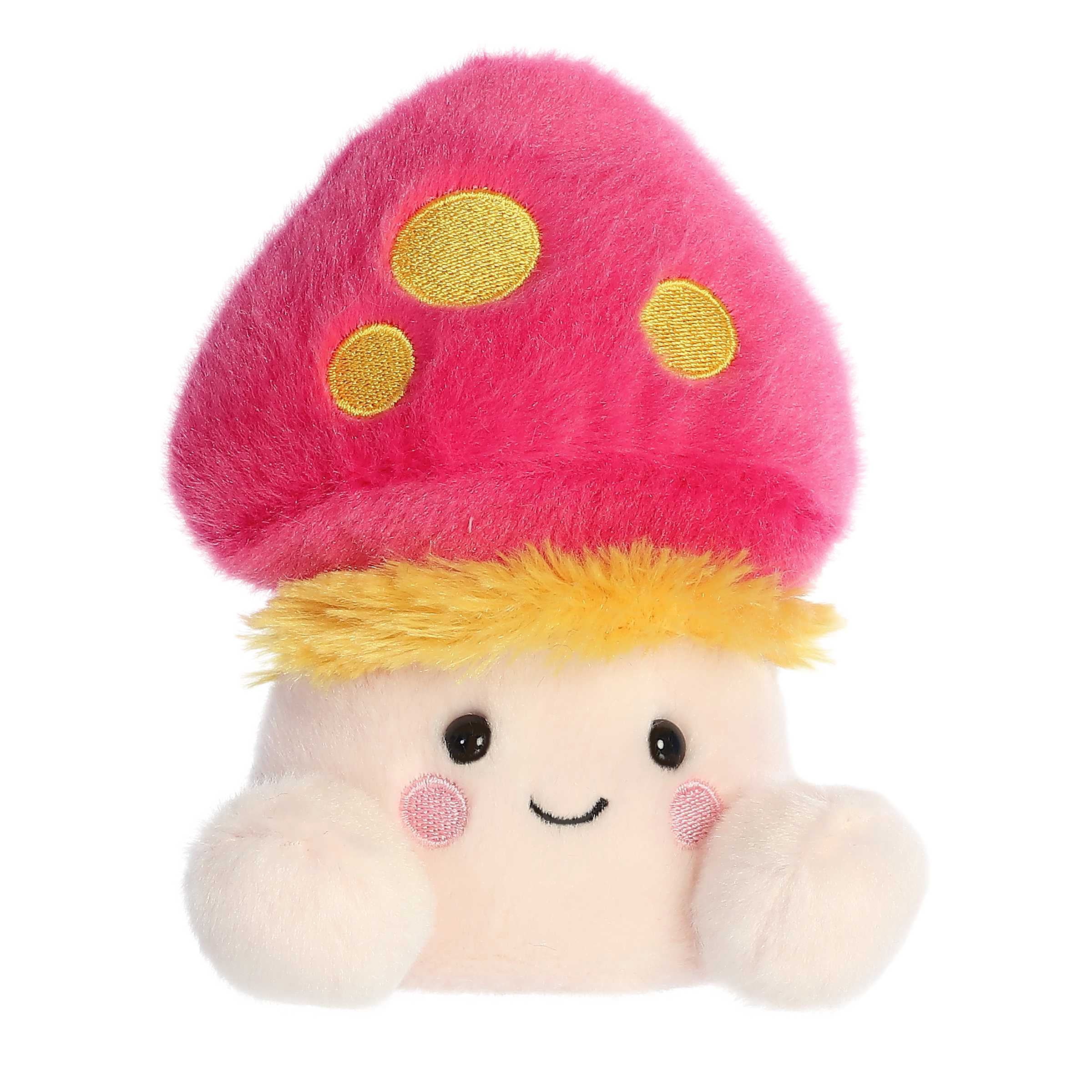 Peluche Palm Pals Rhys Dragon Fruit 13 Cm – Aurora 33871 – Rose Et Blanc, Plein De Haricots