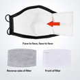 thumbnail image 3 of Masque de Visage pour Enfants Anti-Poussière pour Bouche avec Lavande Lavable Réutilisable PM2.5 Masque Facial Anti-Poussière, 3 of 6