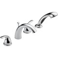thumbnail image 1 of Delta T4705 Classic Roman Tub with Hand Shower Trim, Chrome (rough-in sold separately), 1 of 4