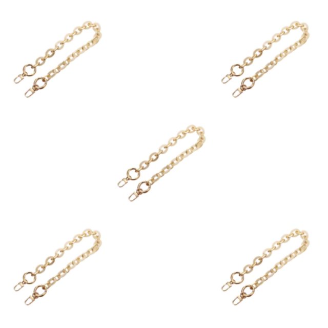 Maytalsory Sac Chaîne Sangles Résine-Faite Accessoires pour Polyvalent Sac à Main Chaîne Sangles Résine Sac Chaînes Bons Cadeaux L204-MS 5Set