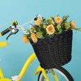 thumbnail image 4 of Bdday Kitchen Storage Kid'S Front Handlebar Bike Basket Material Hand Woven Bicycle Basket Detachable Gift Basket, 4 of 6