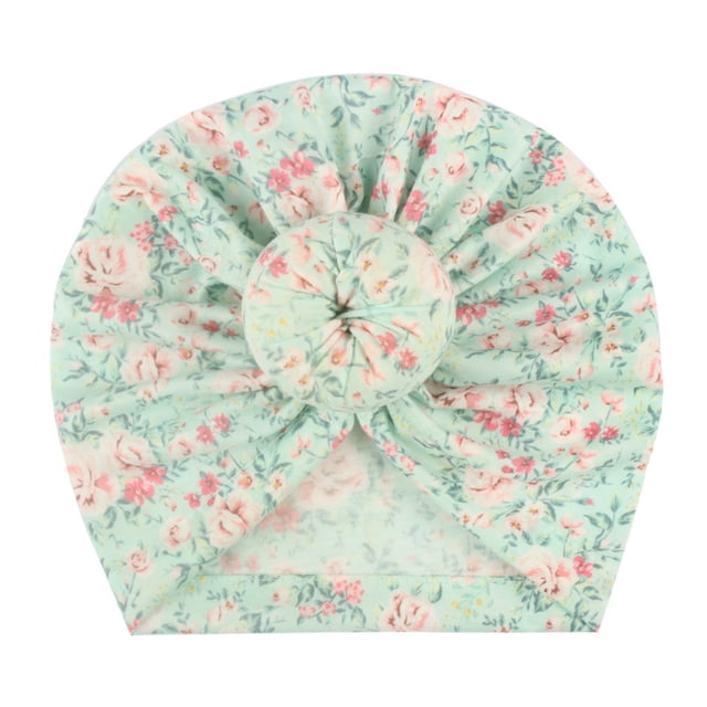 DPTALR Tout-Petits Enfants Bébé Garçon Fille Bonnet à Imprimé Floral Noué Accessoires
