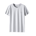 thumbnail image 4 of T-Shirts d'Entraînement d'Été pour Hommes, T-Shirts de Compression Athlétiques, Manches Courtes Extensibles Col Rond Pull de Course, 4 of 7