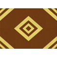 thumbnail image 1 of Ahgly Company Machine Washable Indoor Rectangle Transitional Caramel Brown Area Rugs, 6' x 9', 1 of 7