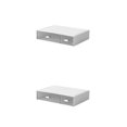 thumbnail image 4 of fastboy Neat And Tidy Storage Box - plify Life With Organized Storage Multilayer Stackable Desk Organizer white 2 drawer 2Set, 4 of 6