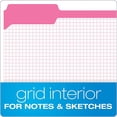 thumbnail image 2 of Pendaflex Reinforced Top Tab File Folders, 1/3 Cut, Letter, Pink, 100/Box, 2 of 4