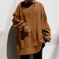 thumbnail image 2 of Timegard Sweatshirts for Women Plus Size Crewneck Pullover Drop Shoulder Long Sleeve OversizedTops, 2 of 6