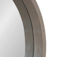 thumbnail image 3 of Kate and Laurel Hutton Round Decorative Modern Wood Frame Wall Mirror, 22 Inch Diameter, Graywash Finish, 3 of 6