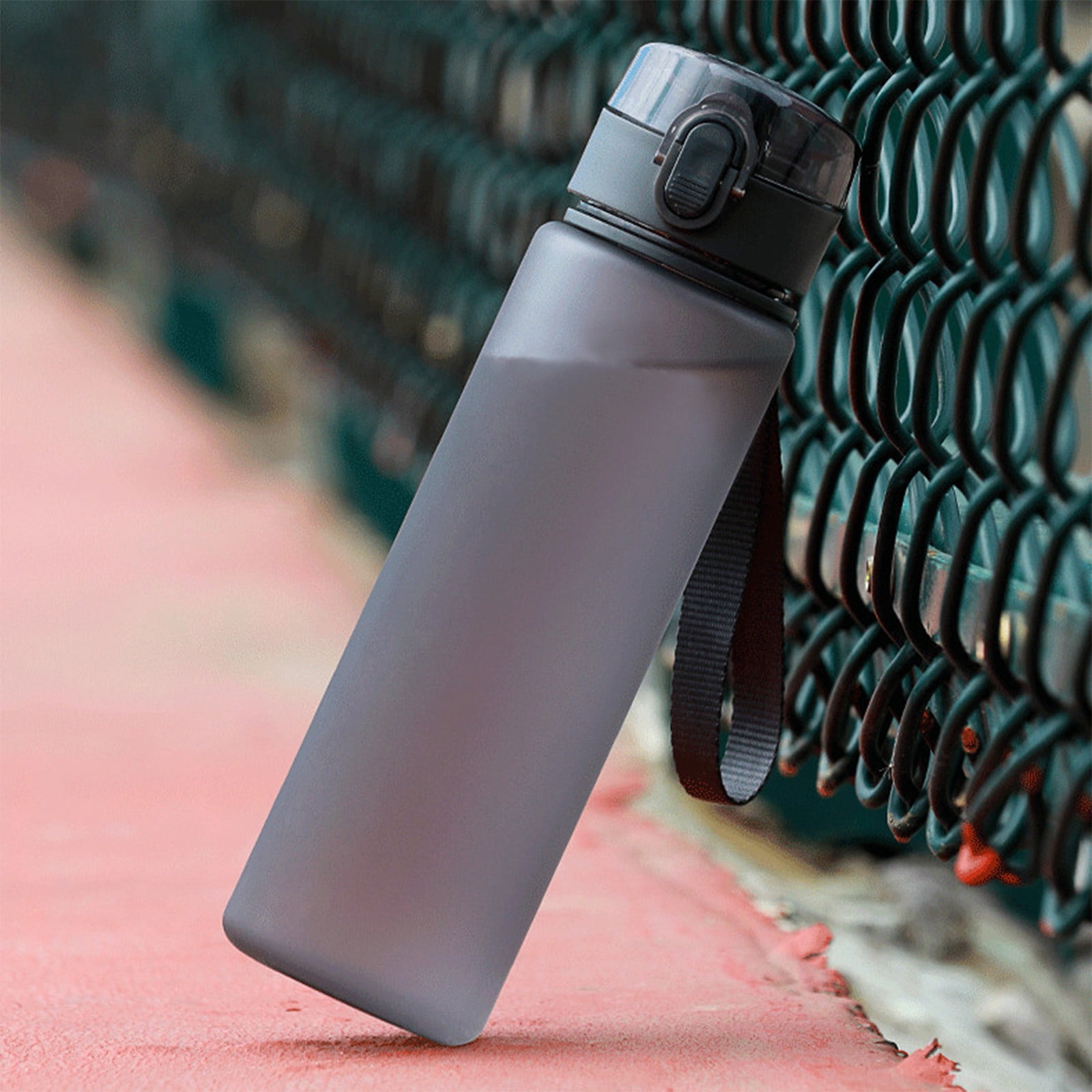 Bouteille d'Eau de Sport Étanche avec Poignée, Gobelet d'Espace pour Gym, Mise en Forme, Yoga, Exercice
