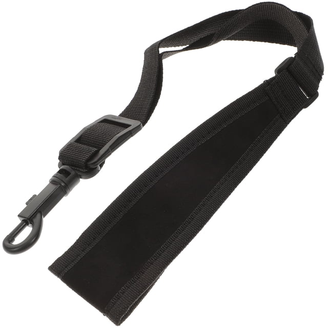 KAKOWELY Sangle de Cou Réglable Saxophone Nylon Harnais avec Crochet à Ressort (Noir) 20.87"X1.97"X0.59 Pouces