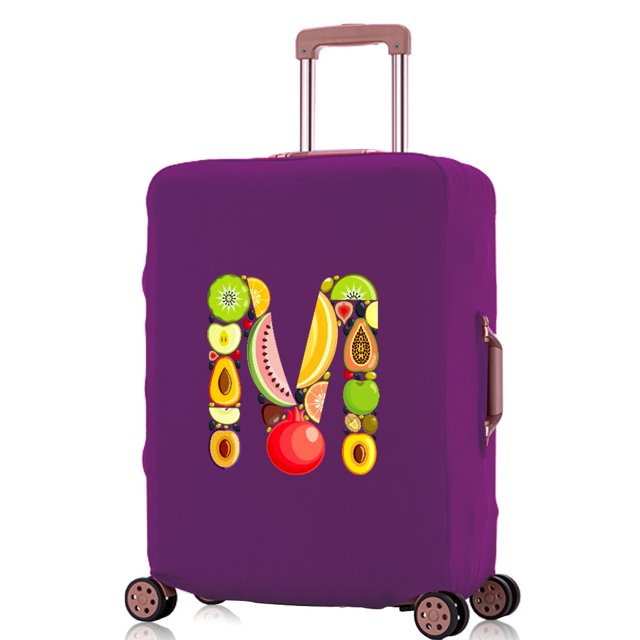 Travel Accessories Luggage Covers Travel Suitcase Cover Protector Reusable Washable 18-32inch Fruit Printed Pattern Series 8fruit M S