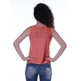 thumbnail image 2 of Moomaya Haut Sans Manches Uni pour Femmes Blouse en Schiffli Tunique Décontractée d'Été, 2 of 6