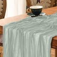 thumbnail image 3 of Dvruxg Cheesecloth Table Runner Rustic Table Runner Long Gauze Table Runner for Wedding Birthday Party Table Decoration, 3 of 5
