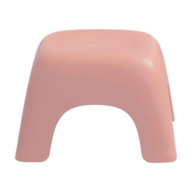 Btomtd Stool For Toilet Low Stepping Stool With Nonslip Base Enhanced Stability For Bathroom Use Elegant For Adults For Living Room And Shower, Pink
