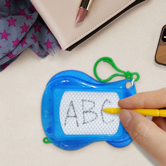 Nilvkv Mini Magnetic Drawing Boards with Keychain Erasable Doodle Sketch Pads for Youngsters Ideal for Party Favors Goodie Bag Fillers