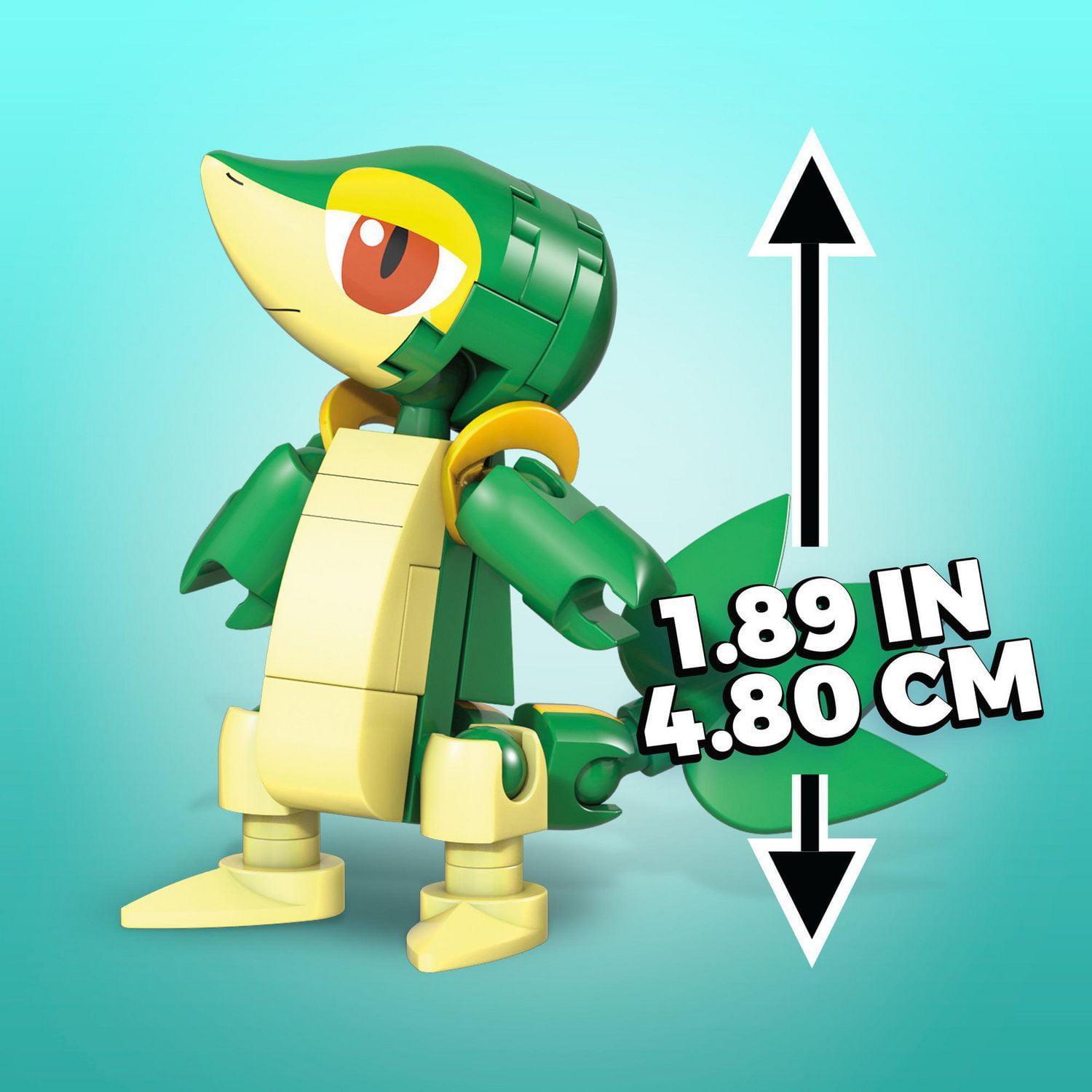 Figurine Snivy Pokémon à construire - 22 Blocs