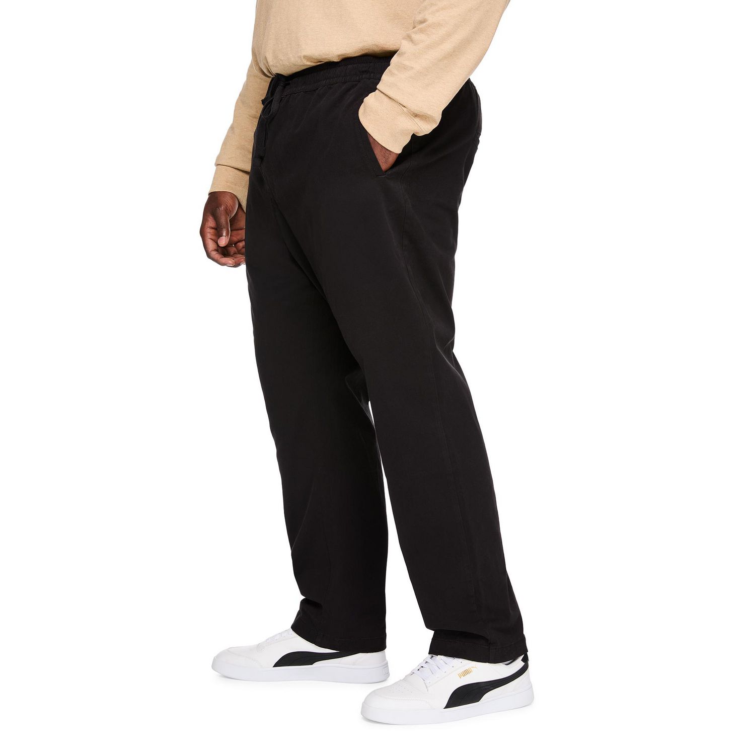 Pantalon à enfiler en twill George Plus pour hommes