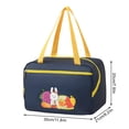 thumbnail image 4 of Wolfast Boîte Bento Boîte à Lunch Sac de Pique-Nique à Main avec Sac Isotherme pour Riz Sac Bento Sac en Toile Oxford Sac de Boîte à Lunch Sac-Repas Sac à Lunch Bento, 4 of 9